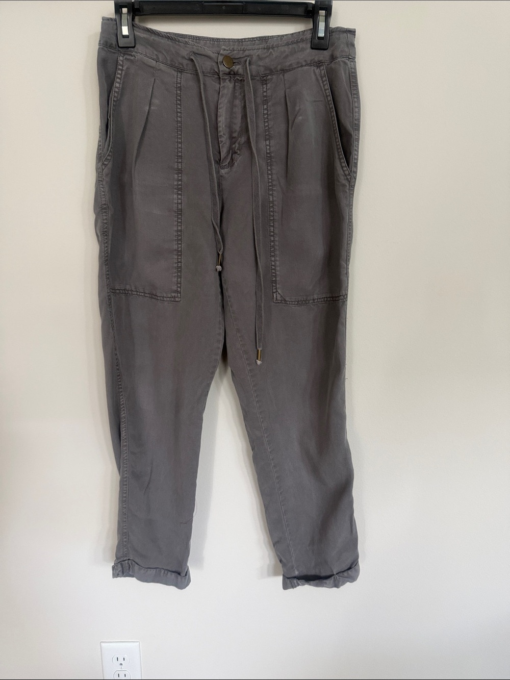 Young Fabulous & Broke Men's Gray Drawstring Cargo Pants